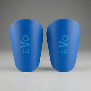 EVO Mini leggbeskytter blå - mini shin pads barn fotball