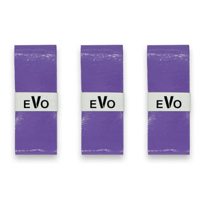 3-pack Premium EVOGRIP lila grip socks - halksäkra fotbollsstrumpor