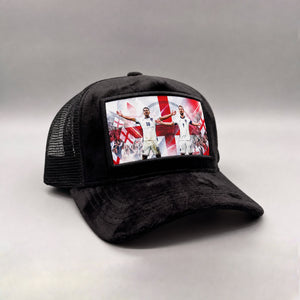 England VM-caps 2026 hvit med rød logo - landslag fotballcaps