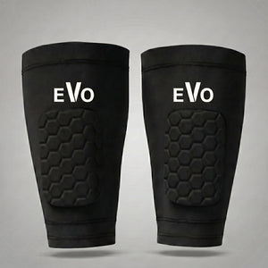 EVO Sleeve leggbeskytter fotball - kompresjonsleeve med EVO logo